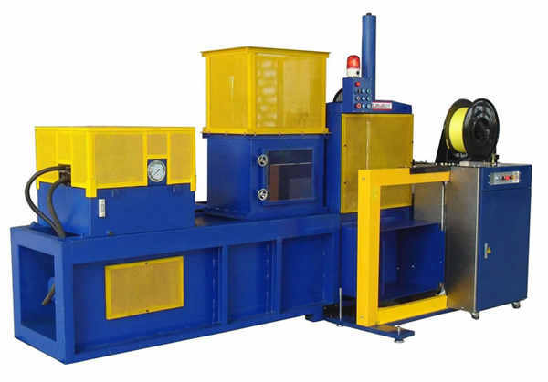 Горизонтальный Пакетировочный Гидравлический Пресс для Макулатуры, Пленки, Пластиковой бутылки