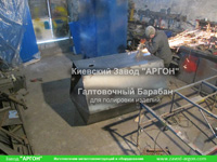 Фотография номер 3 галтовочного полировочного барабана с сушкой для деревянных палочек для кофе и мороженого купить в Киеве