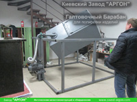 Фотография номер 15 галтовочного полировочного барабана с сушкой для деревянных палочек для кофе и мороженого купить в Киеве