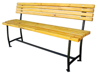 Фотография Лавочки металлические модели Сплетница-140 или Скамейки металлические садово-парковые и дачные скамейки купить в Киеве