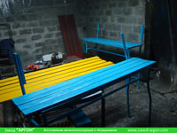 Фотография номер 11 процесса изготовления лавочки Сплетница-240 купить в Киеве