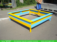 Фотография номер 7 деревянной детской песочницы АлиБаБа купить в Киеве