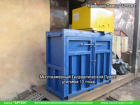 Фотографія номер 8 Багатокамерного Гідравлічного Преса для макулатури, плівки та ПЕТ купити в Києві